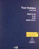 Index-Index Wells 701, 702 703 752 753 & 805, NC CNC Milling, Service & Parts Manual-701-702-703-753-03